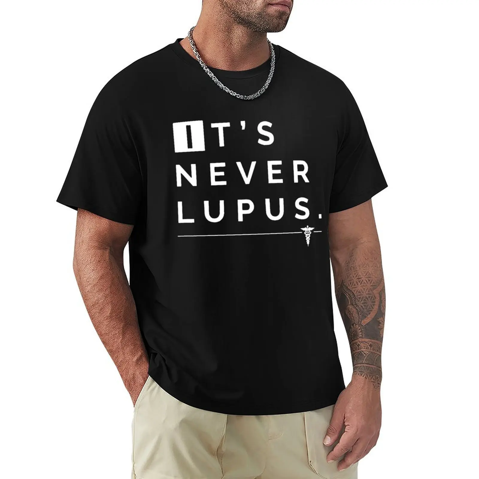 

It_s Never Lupus (House MD) T-Shirt Blouse for a boy oversized graphic tee workout shirts for men