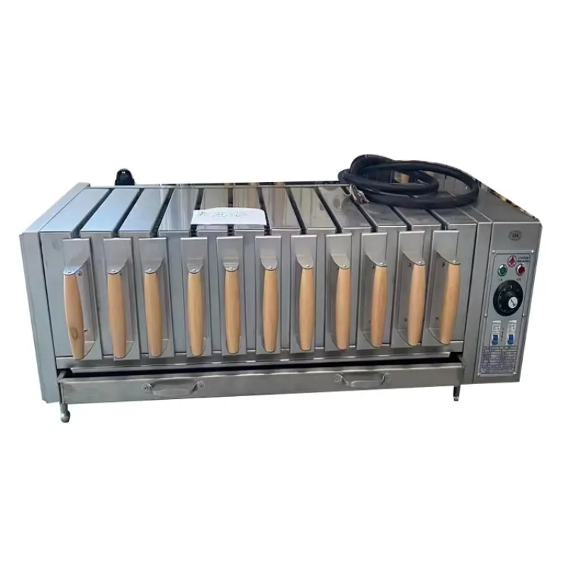 

High Quality Easy Clean Barbecue Oven Smokeless Bbq Grill Skewers Machine For Restaurant Canteen