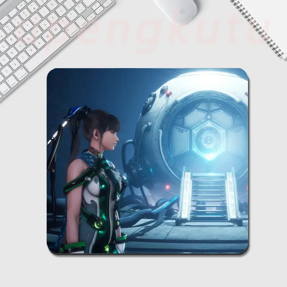 Kawayi Anime Cartoon Cute S_stellar Blades Small Mousepad Office Small Mouse PC Computer Game Keyboard Rubber Small Mice Mat