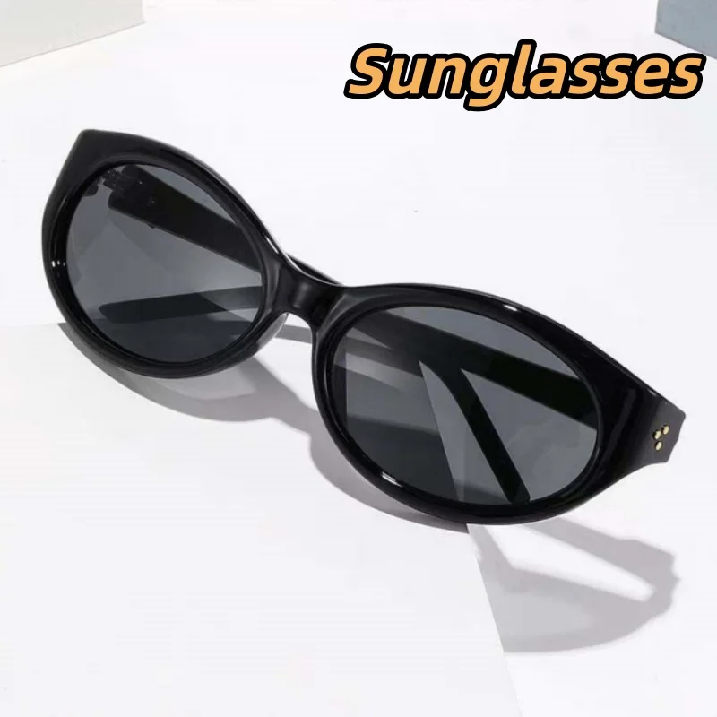

2025 Fashionable Cat Eye High-end Sunglasses UV Resistant Stage Performances Street Photography Popular Decorative Glasses