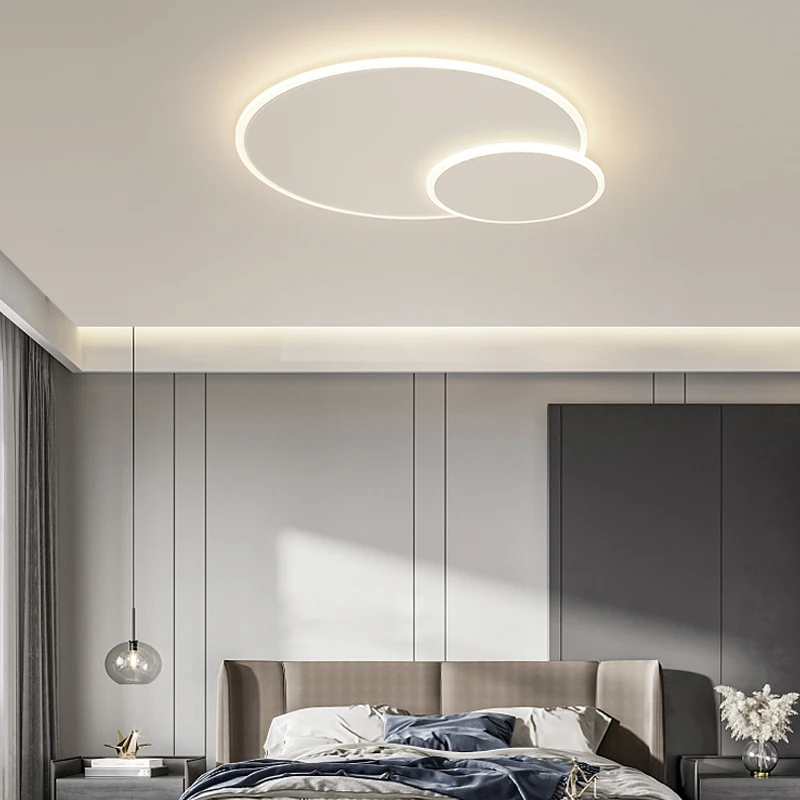 Ultra-thin LED Ceiling Lamps Modern Double Circular Shape Ceiling Lights For Bedroom Living Room Indoor Lighting Ceiling Fixture