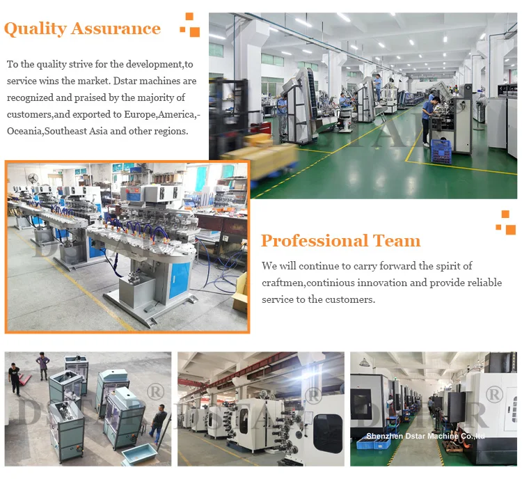 DSTAR Pneumatic Semi Automatic 1 Color Screen Printing Machine for Plastic Tube Logo Print