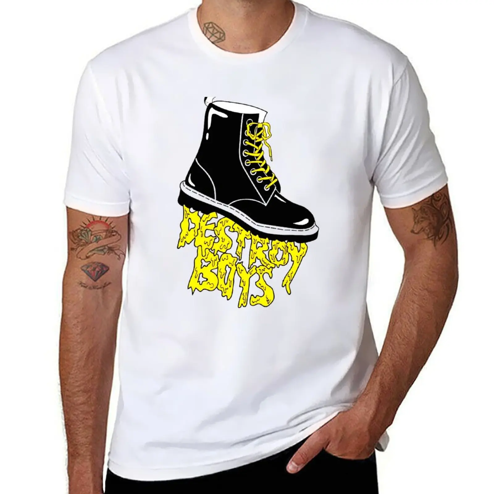 

Art Special From Band Destroy Boys T-Shirt cotton t shirt pack t shirts designer T-Shirt