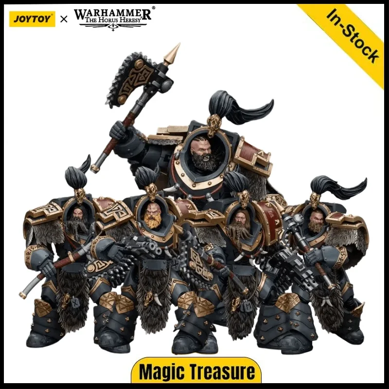 

【В наличии】JOYTOY Warhammer 40K The Horus Heresy Space Wolves Varagyr Wolf Guard Squad Аниме Модель игрушки Подарок 1/18 Фигурка