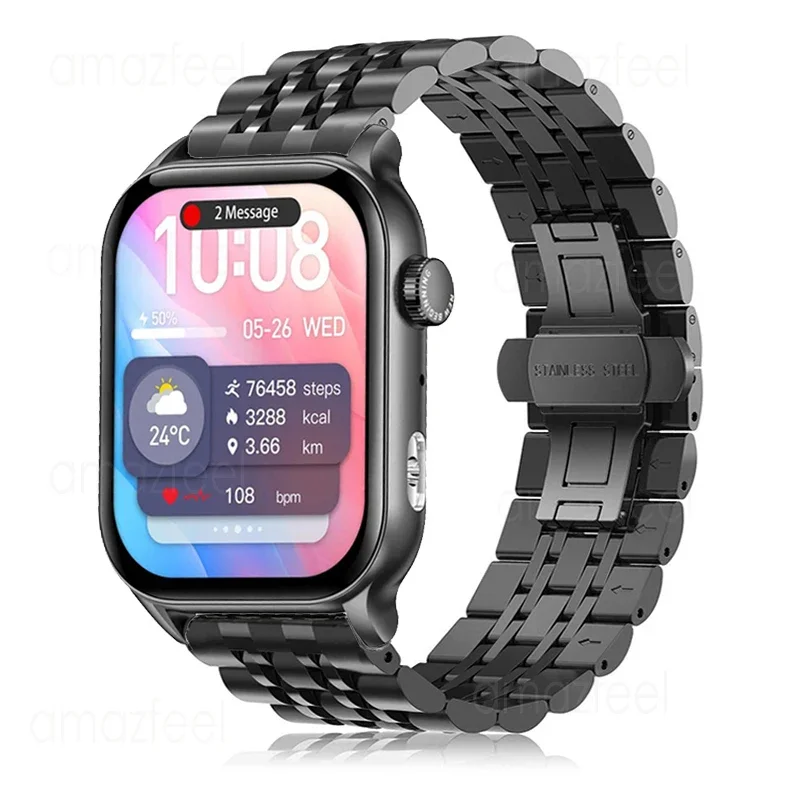 Pulsera de Metal para COLMI P78 P71 P68 P60 correa de acero inoxidable para Colmi C8 Max Correa de reloj para pulsera colmi c81