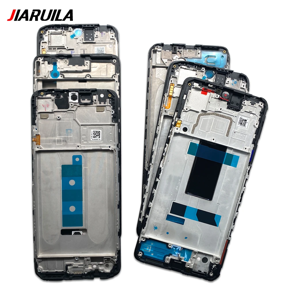 NEW For Redmi 9 9A 9C 10 10A 10C 12C 13C Note 10s 10 4G 10 Pro Front Frame Plate Housing Board LCD Faceplate Replace Repair Spar