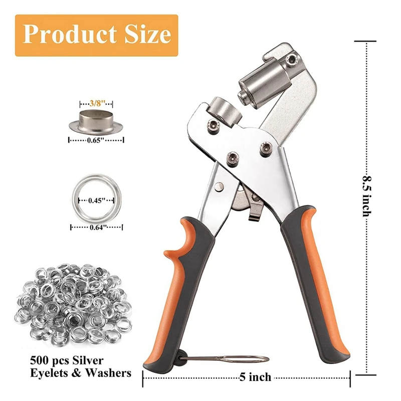 مجموعة أدوات جروميليت ، مجموعة لكمة بما في ذلك الحلقات القماشية ، والأقمشة ، والقماش المشمع ، وأكثر من ذلك ،