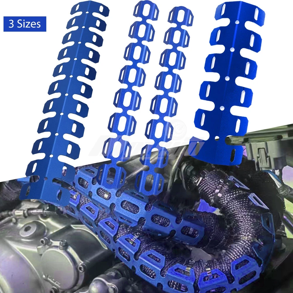 For KAWASAKI W800 ZG1000 CONCOURS ZR750 ZEPHYR ZRX400 ZRX1100 ZRX1200 1990-2026 Exhaust Muffler Pipe Heat Shield Cover Guards