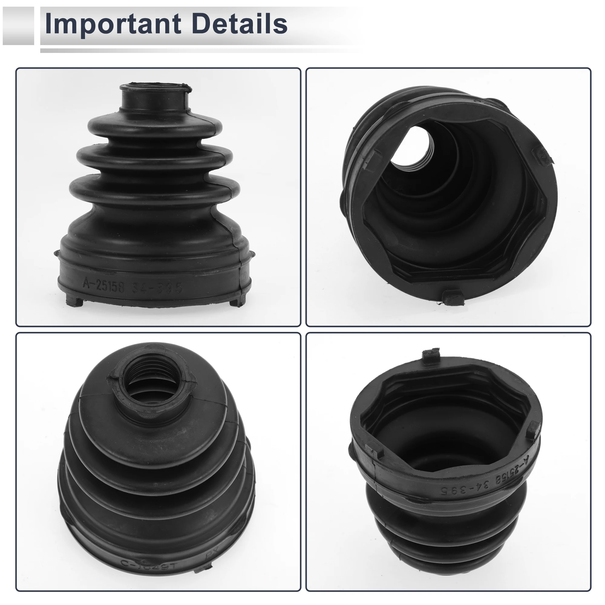 X Autohaux No.28323SA020 Zestaw zewnętrznych przegubów homokinetycznych z zaciskami do Subaru Forester 2003-2008 do Subaru Impreza 2008-2010