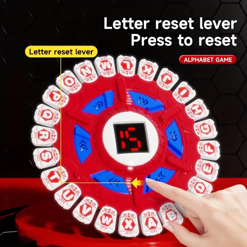 Crazy Alphabet Game Word Board Game Family Party Desktop Toy Parent‑Child Interactive Educational Game for Kids Adults