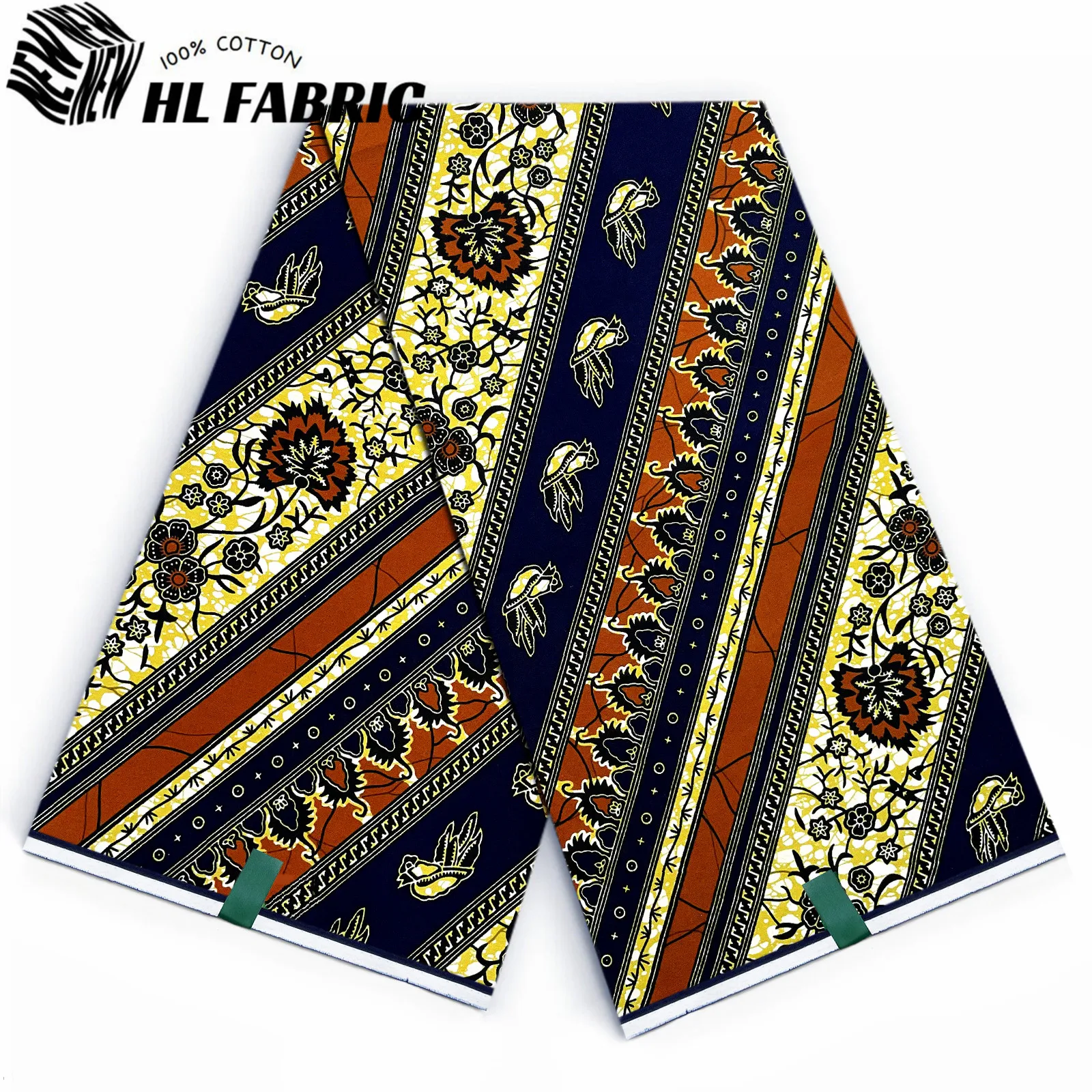 Lilin gaya Afrika lilin kain Nigeria Ankara cetakan blok Batik kain berlubang Belanda Pagne 100% katun untuk menjahit VL-088