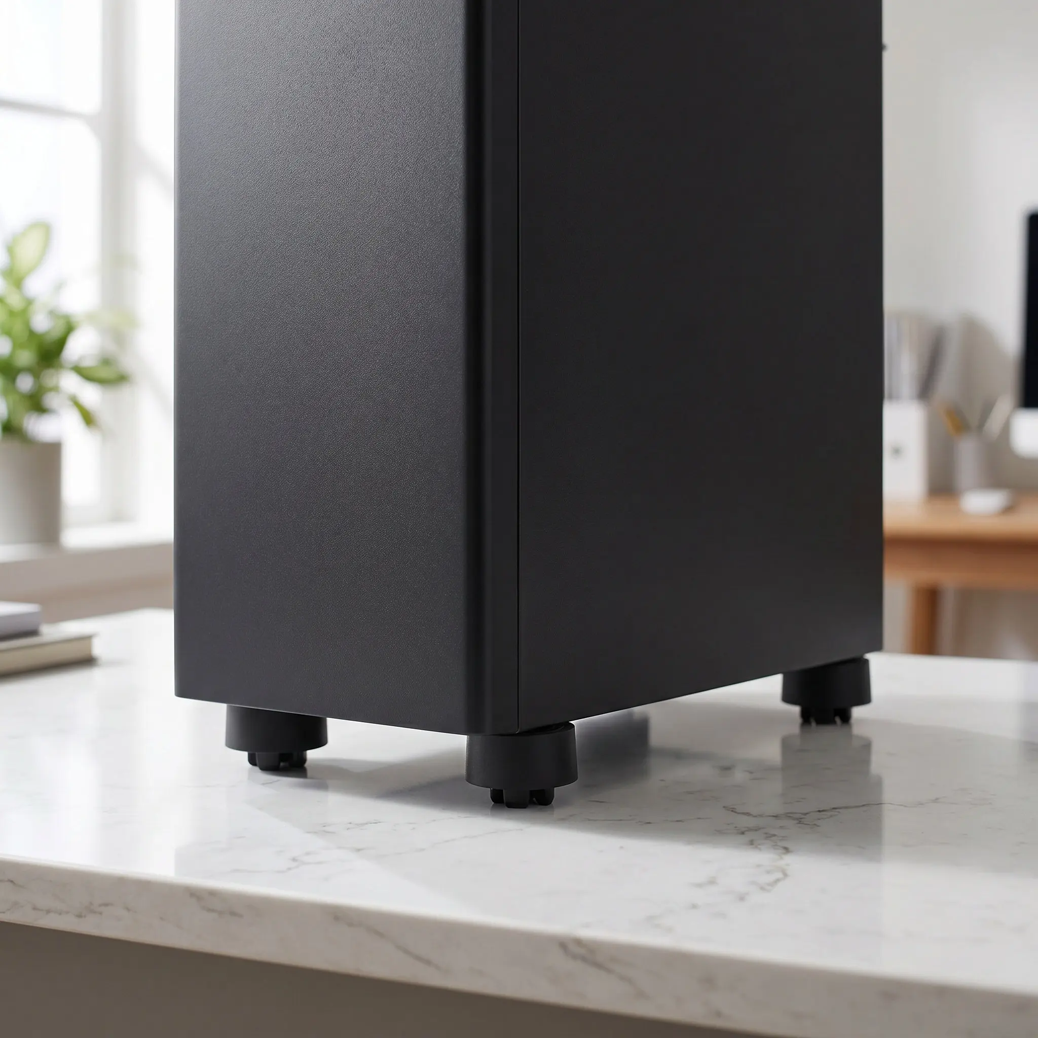 25pcs PC Case Feet – Anti-Slip, Shock-Absorbing, Push-In Replacement for Desktop Tower Chassis, Noise-Reducing