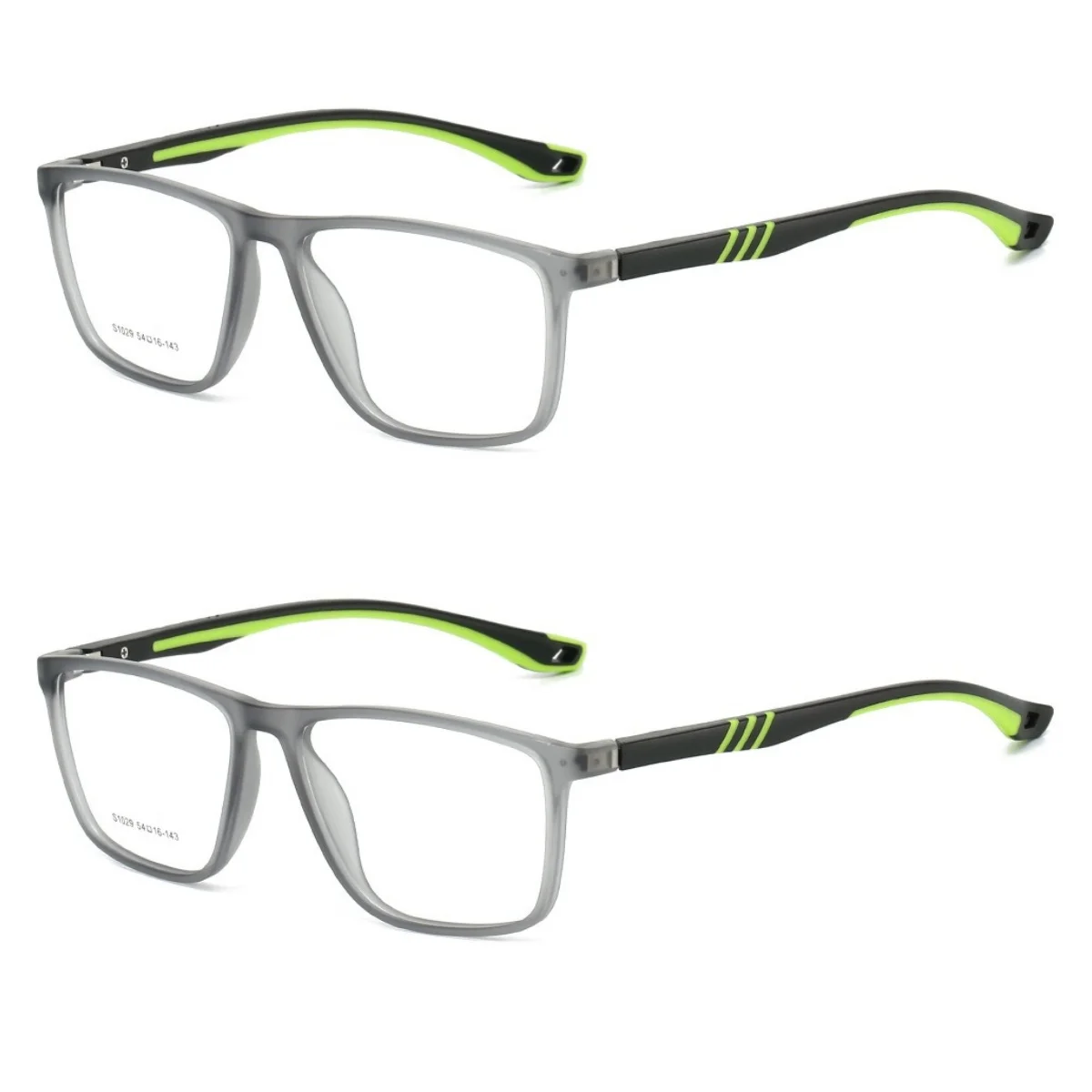 

2PCS Fashion Reading Glasses Men with Spring Legs Sport Style Design Anti Blue Light Presbyopia Hyperopia Eyeglass for Man
