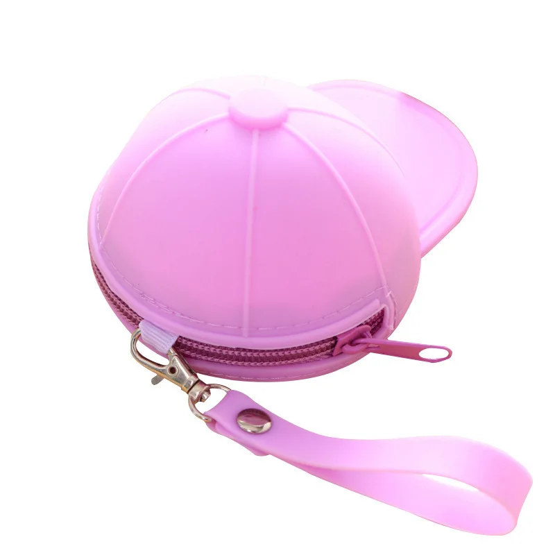 Moda Cap Candy Color Silicone portamonete regalo per bambini cartone animato Trendy Mini Bag Lady Change borsa portafogli donna borse per bambini