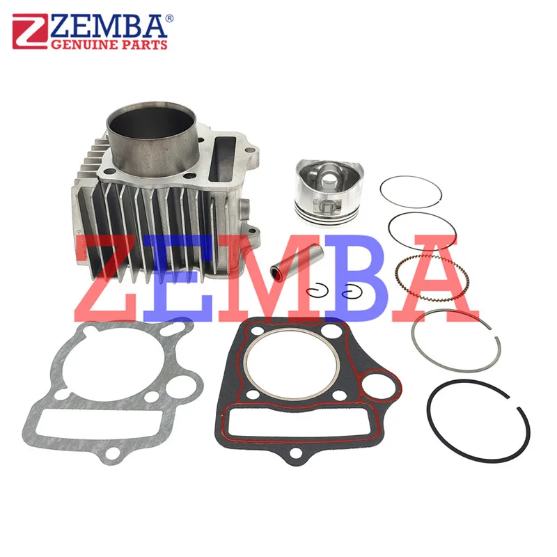 152FMH CD110 C110 52.4 مللي متر اسطوانة ومجموعة المكبس مع 13 مللي متر دبوس 4T 110CC أجزاء المحرك ل CUBS ATV الصليب الترابية دراجة نارية #1