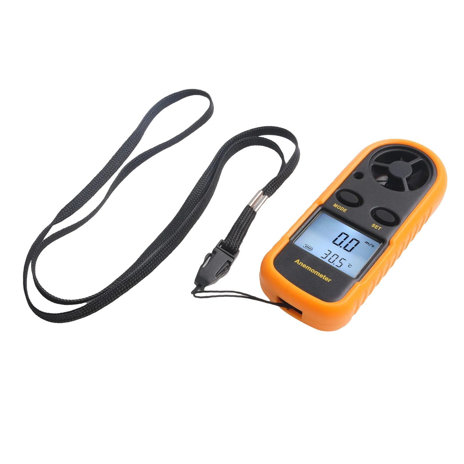 0 - 30m for s Digital Anemometer Weather Measurement Tool For Hiking Thermometer High-Precision Sensor Measurement