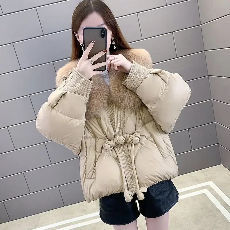 Novas mulheres jaqueta de inverno casaco de pele de imitação feminina solto tamanho grande parkas solto outwear grosso quente casaco moda