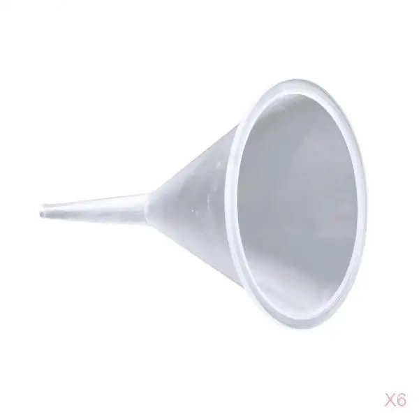 Mini Plastic Funnel Set Transparent Small Decanter Kit for Kitchen Bottles Perfume and Cremation Jewelry