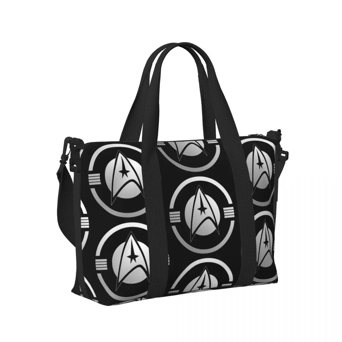 

Пляжная дорожная сумка Star Treks Science Fiction из сериала, большая вместительная сумка-тоут для спортзала, спортивная женская дорожная сумка для покупок