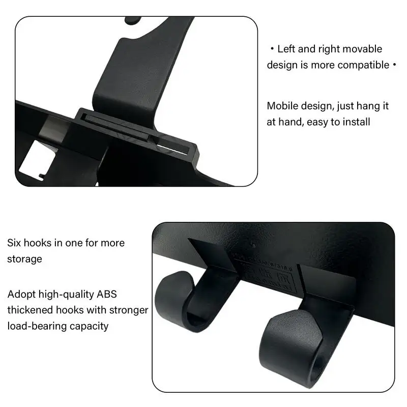 Backseat Car Organizer With Cup Holders Car Seat Storage Box Multifunctional Car Organizer With Cup Holder Headrest Car