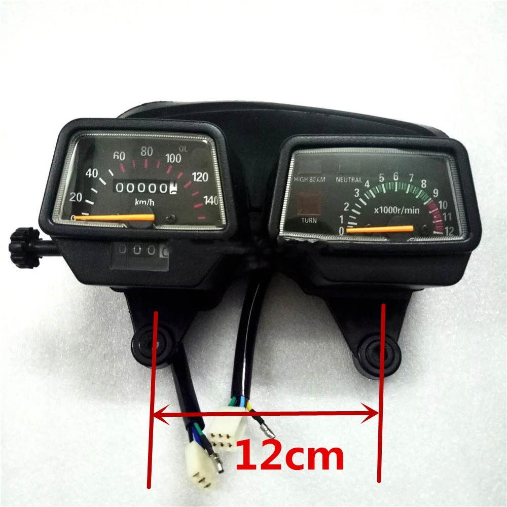 Motorfiets Snelheidsmeter Instrument Meters Kilometerteller Geval Snelheid Meter Voor Dt125