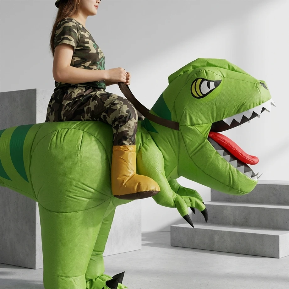 Inflatable T Rex Dinosaur Cost - огляд і ціна Inflatable Dinosaur Costume Adult