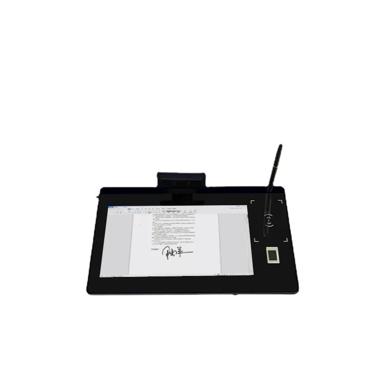 Multifunctional electronic signature screen, support fingerprint and facial recognition tablet