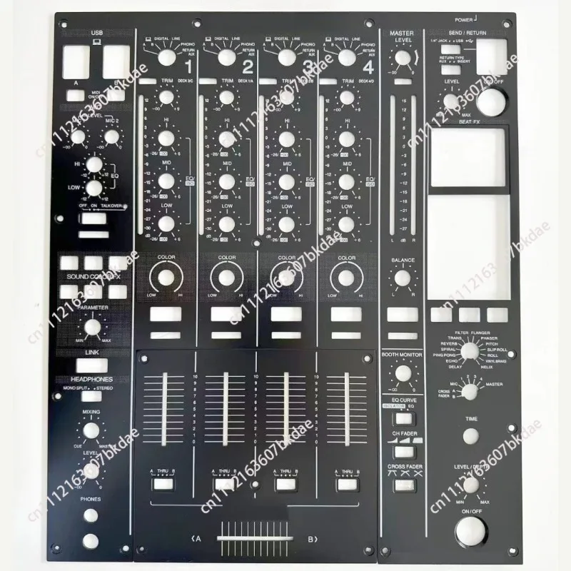 M-900NXS2 Mixer Full Shell Case Kit - Metal Panel + Screws Set for DJM-900 NXS2- Professional DJ Equipment Parts