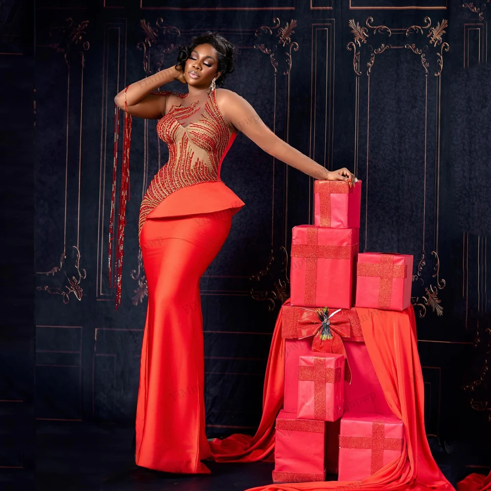 

Ivory Satin Mother of the Bride Dress For Wedding Off Shoulder Beaded Sweetheart Mermaid Elegant wedding guest dress Customized