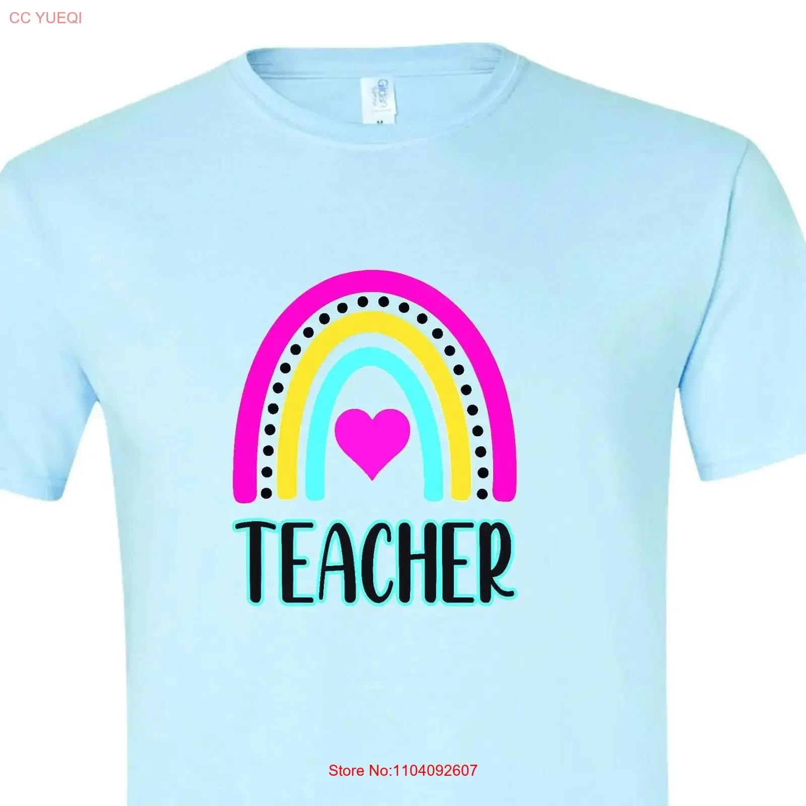 

Teacher Rainbow T Shirt vintage Washed Stretched Comfortable Stylish designer clothes Top For Everyday Wear homme graphic Soft