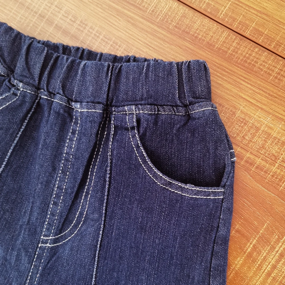 IENENS 5-11Y Young Fashion Denim Long Pants Boys Slim Straight Jeans Boy Casual Trousers Kids Baby Children Classic Bottoms