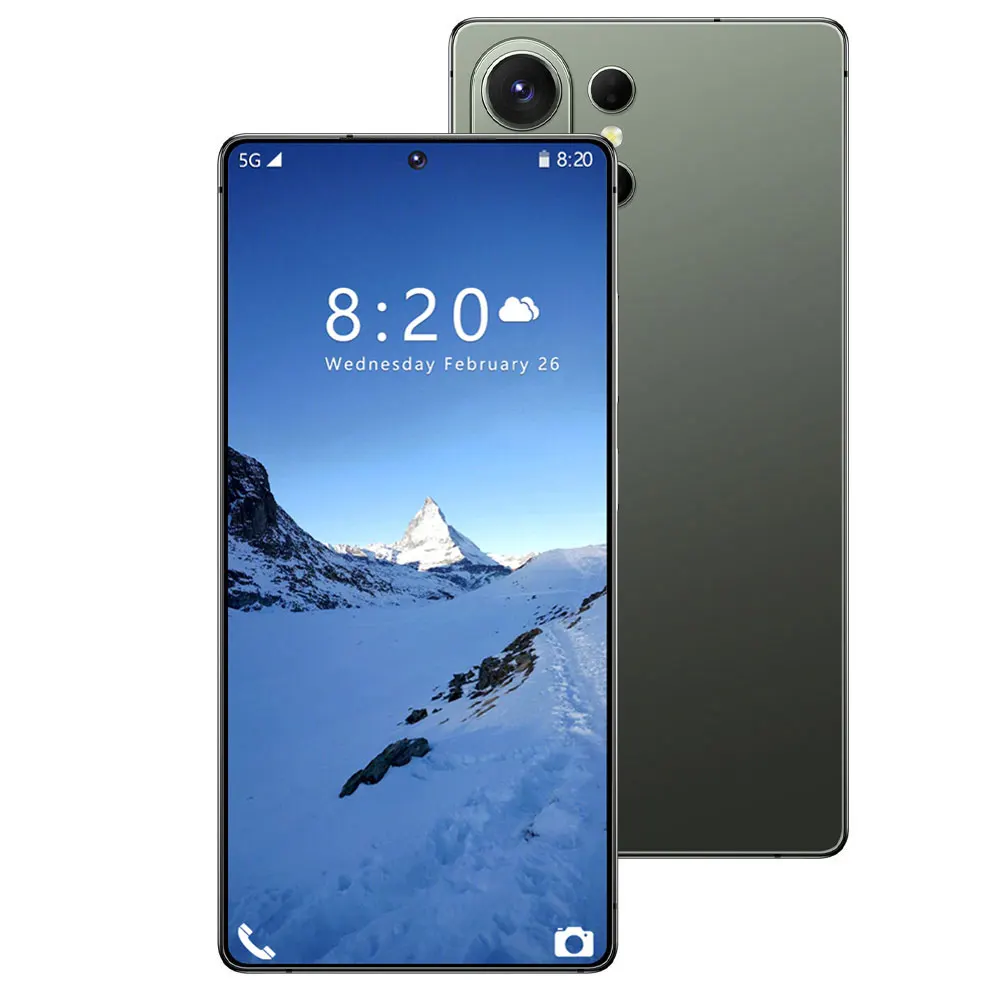K-Touch Nieuwe Mobiele Telefoon C26 Ultra Smartphone Android 15 5G 7.3 HD Mobiele Telefoons 22GB 2TB 7800mAh Octa Core Ontgrendeld Dual SIM 16+48MP Camera