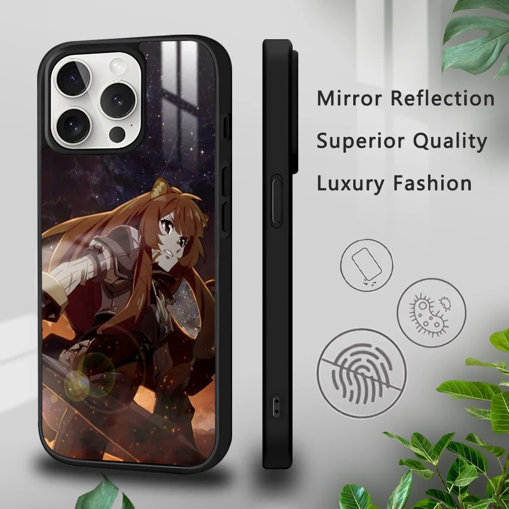 The R-Rising of the S-Shield Hero Phone Case For iPhone 16 15 14 13 12 11 Pro Xs Max Mini Plus Celulares Hard Funda