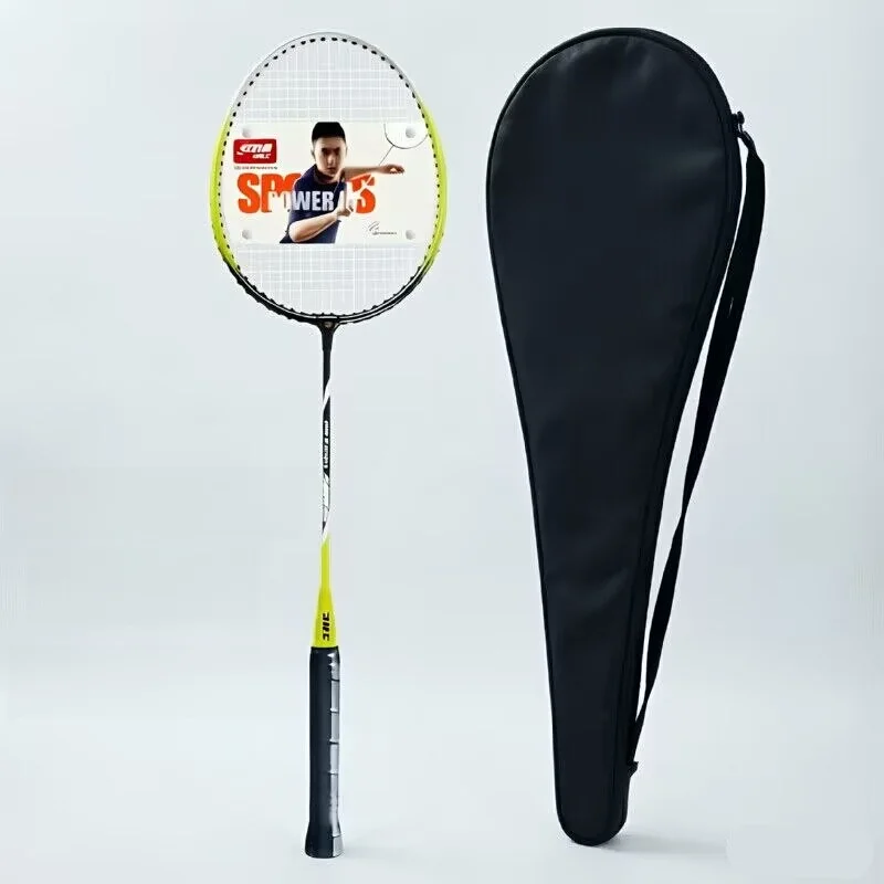 ultra-light-red-double-happiness-badminton-racket-single-pack-1012-green-purple-lightweight-durability-anti-break-training