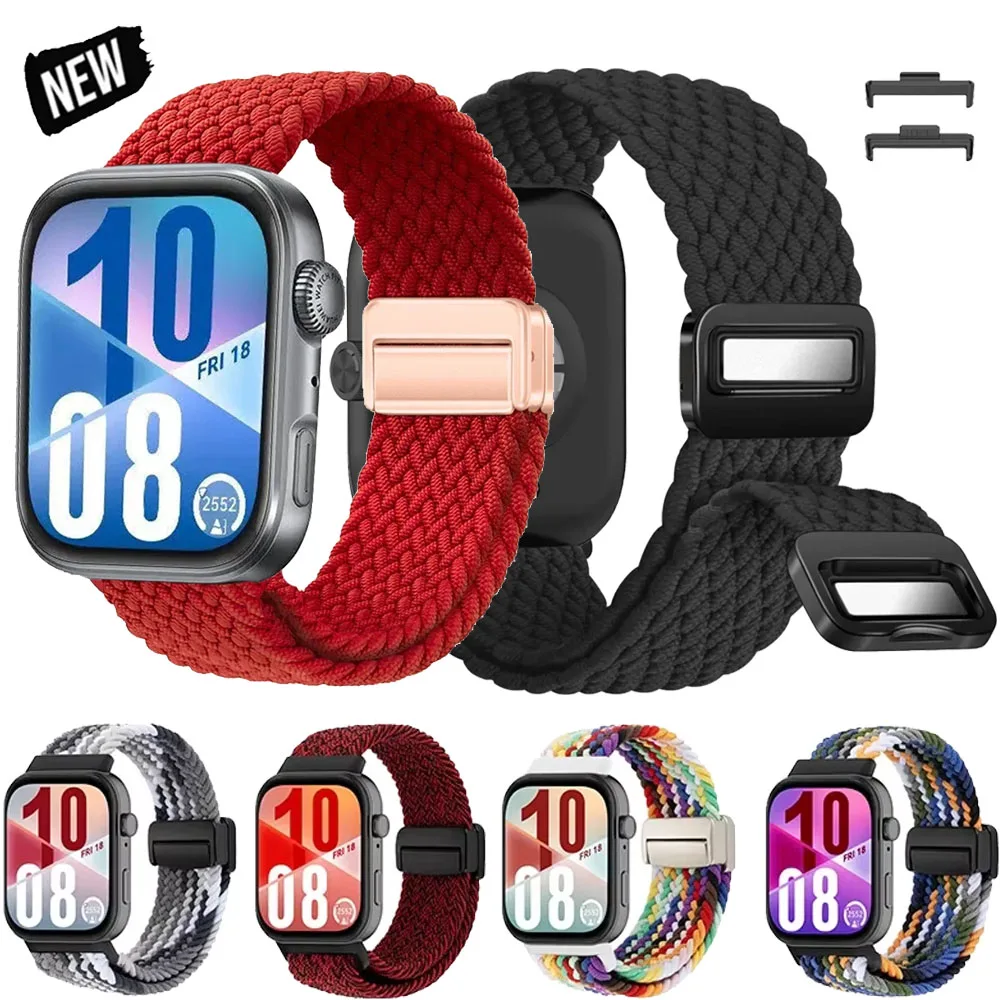 

Nylon Loop Strap For Huawei Watch Fit 3/Fit 4/4 Pro Braided Magnetic Buckle Wristband For Huawei Watch Fit 4/Fit 4 Pro Bracelet