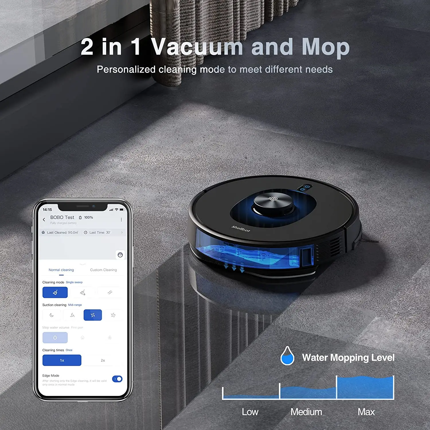 SL60 Best Commercial Black 8000pa Ce Rohs Carpet Wholesale Empty Vacuum-Mop 3 In 1 Charging Intelligent Robot Vacuum Cleaner