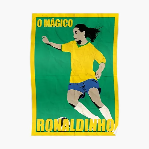 Ronaldinho  Poster Room Art Home Picture Modern Wall Funny Mural Decoration Print Decor Painting Vintage No Frame