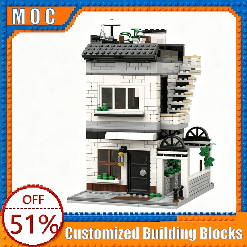 

NEW 832 PCS Apartment House Building Blocks Model Queer Eye The Loft Assembly Educational Toy Creative Collection Birthday Gifts
