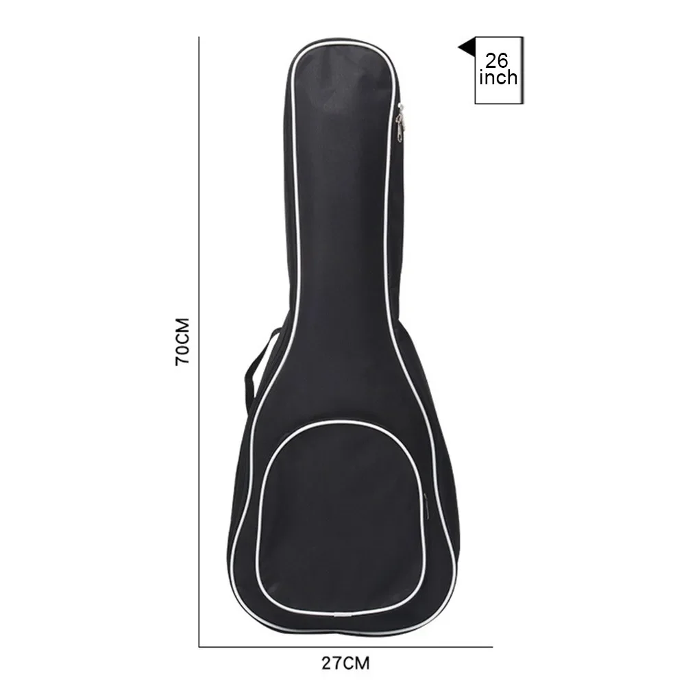 21/23/26in Waterproof Ukulele Bag Soft Case Bag Shoulder Backpack Padded Guitar Parts For Tuner Strings Ukulele Strap For Gift