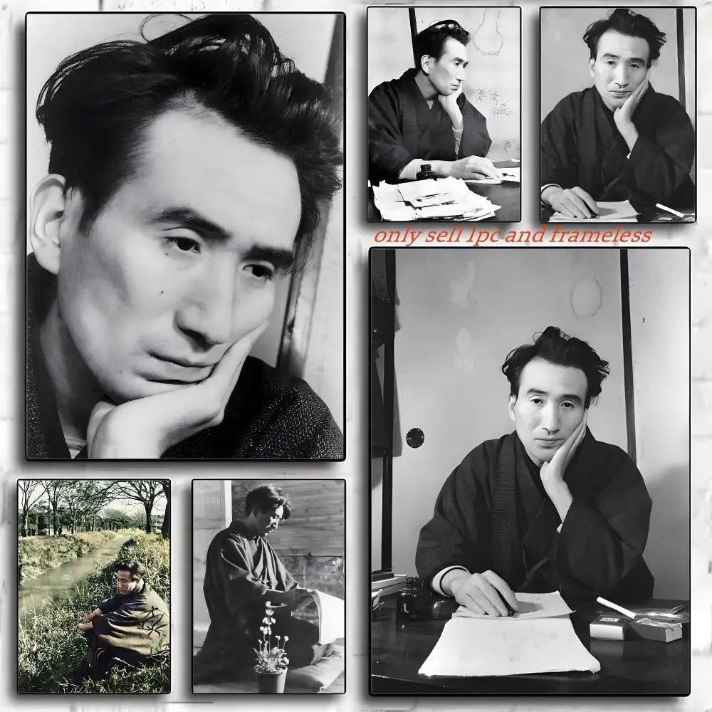 Writer O-Osamu Dazai Poster Poster HD Art Sticky Wall Waterproof Home Living Room Bedroom Bar Aesthetic Decoration