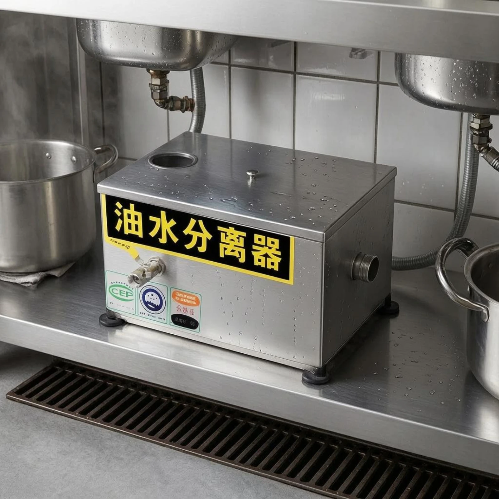 Separatore Olio-Acqua per Cuci - Commercial Kitchen Grease Interceptor recensione e prezzo