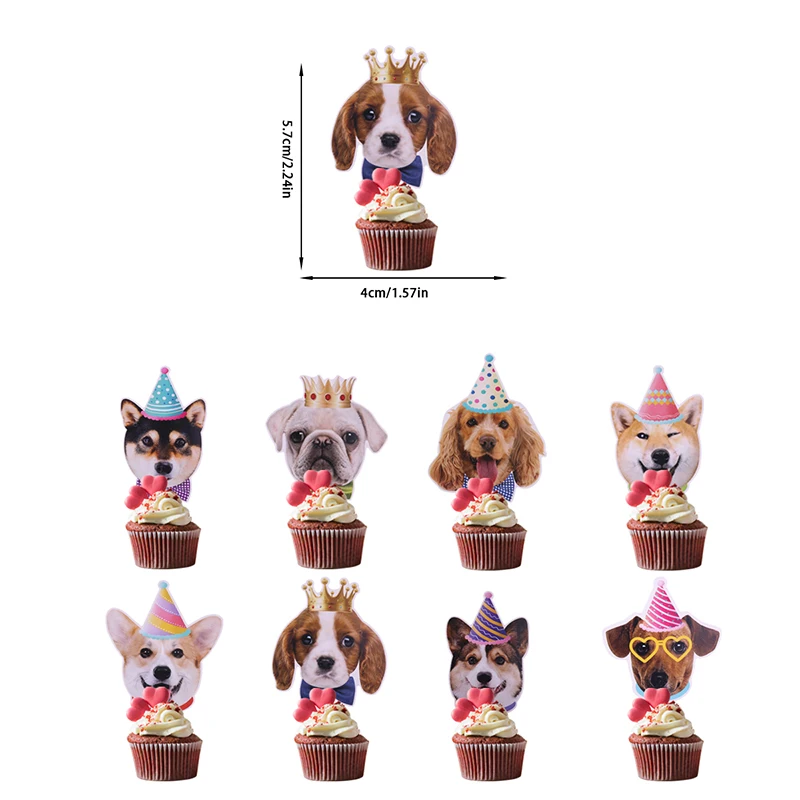 Pet Dogs Theme Bunting Banner Pull Wall Flags Garland for Dog Puppy Birthday Decoration Supplies Happy Birthday Party Decoration