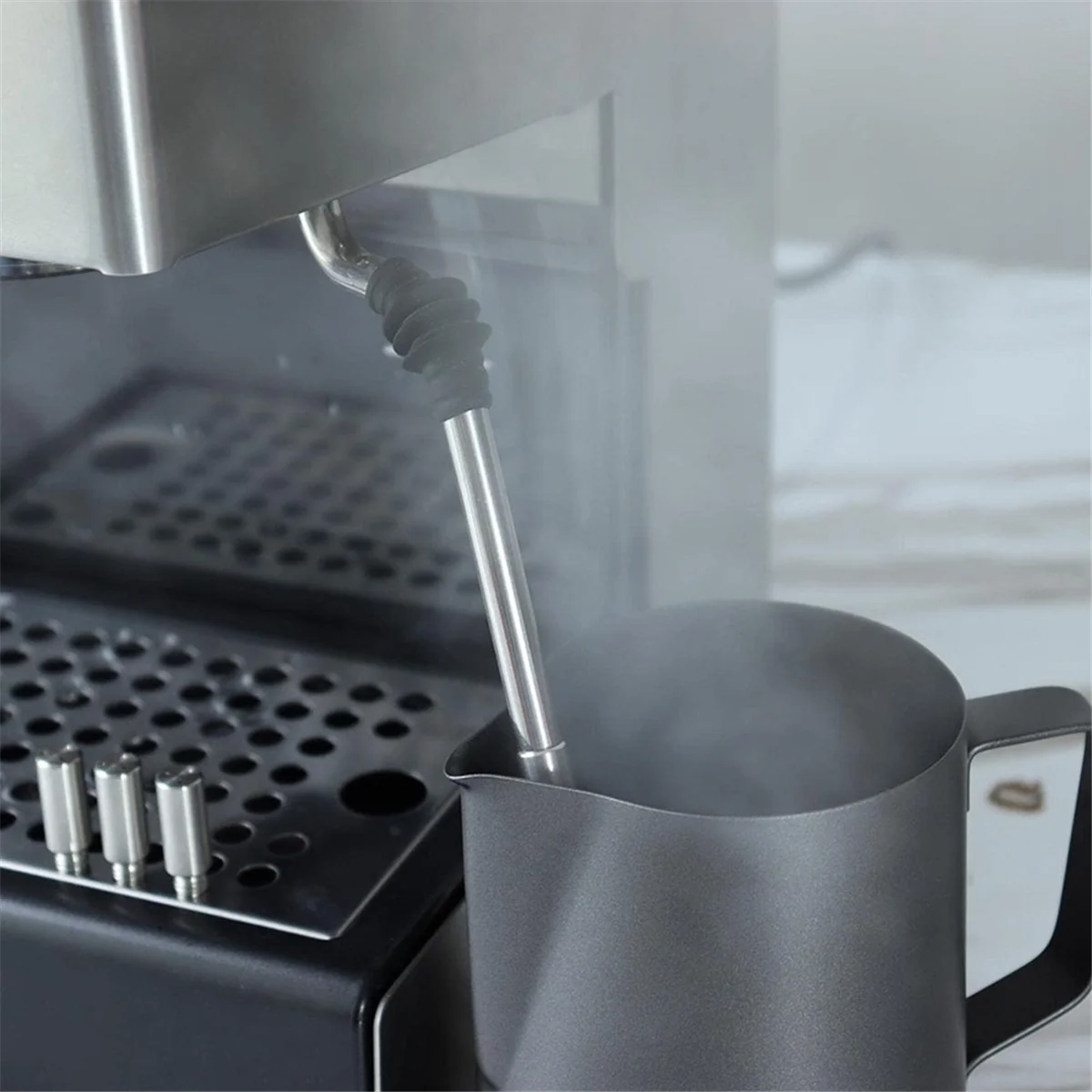 فوهة بخار A01M لـ Gaggia Classic/Classic PRO، صنبور رغوة الحليب، من الفولاذ المقاوم للصدأ بدرجة الطعام