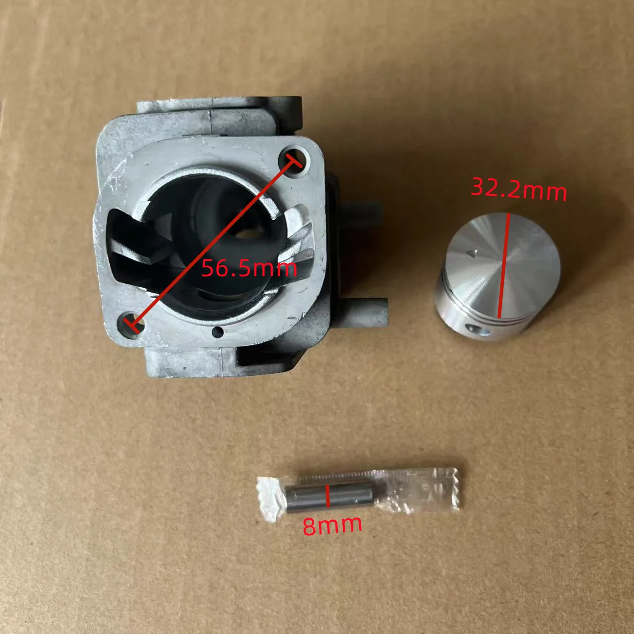 Комплект поршня цилиндра SRM-22 32,2 мм для ECHO GT22 SRM22 GES SRM22 GESU #   A130000021,P021009950 Детали кустореза