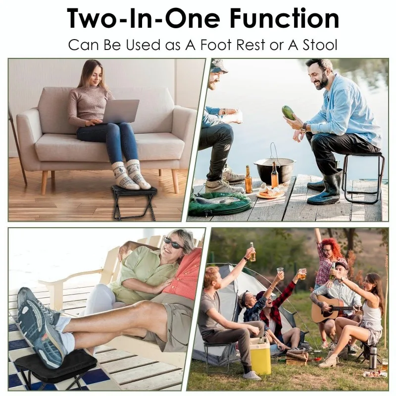 Tourist Folding Chair Portable Lawn Stool  Fishing Stool Outdoor Picnic Travel Handbag Mini Seat Beach Hiking Compact Rest Tool - view 6