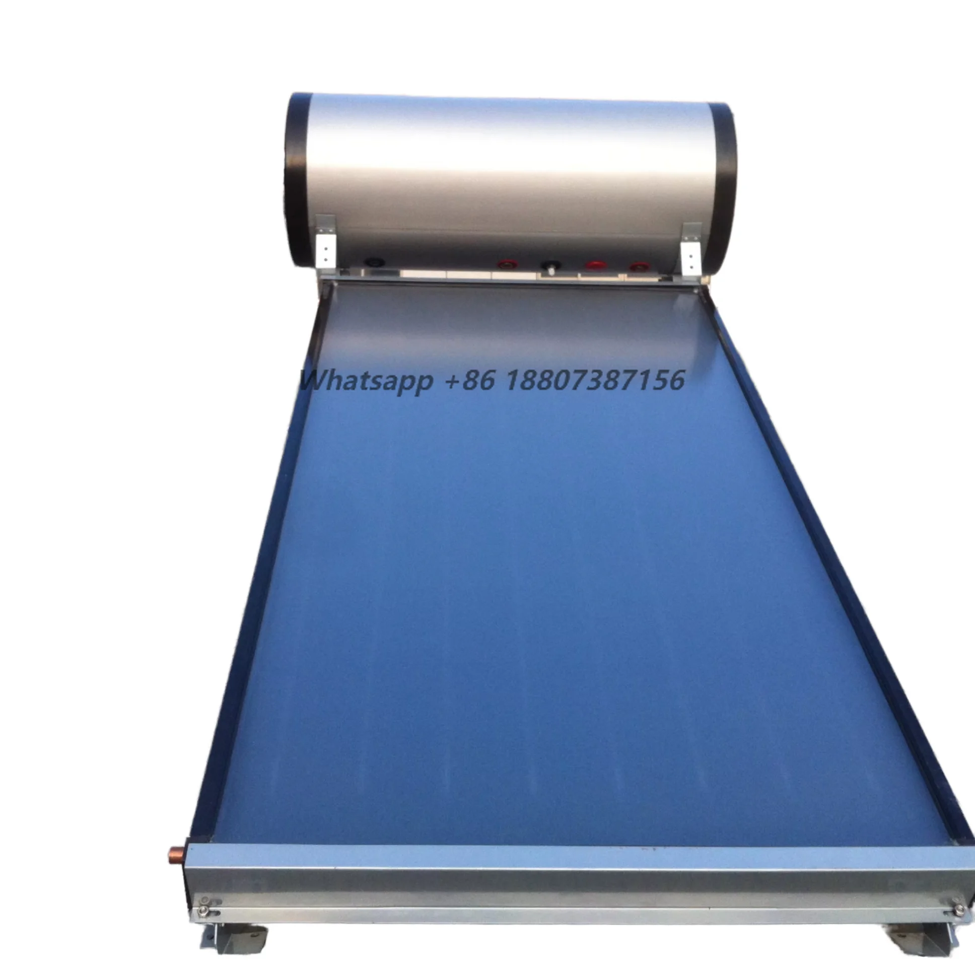 High Efficiency Flat Panel Solar Water Heaters Galvanized Steel Housing for Households and Hotels