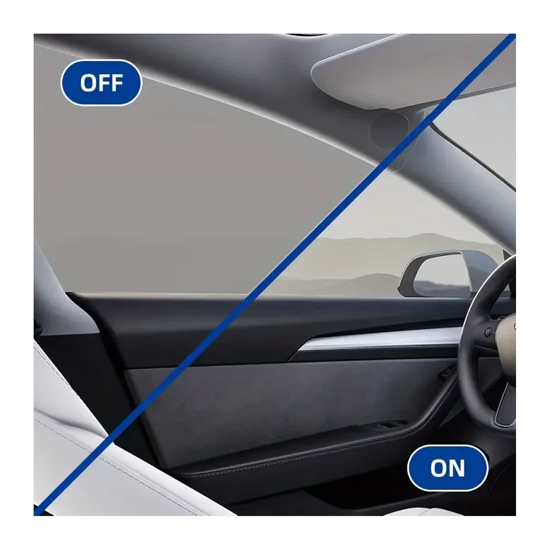 

Customizable Smart Dimmable Self Adhesive Pdlc Window Tint Smart Tint Film For Car