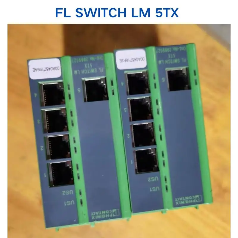 

Second-hand test OK PHOENIX Switch FL SWITCH LM 5TX 2989527