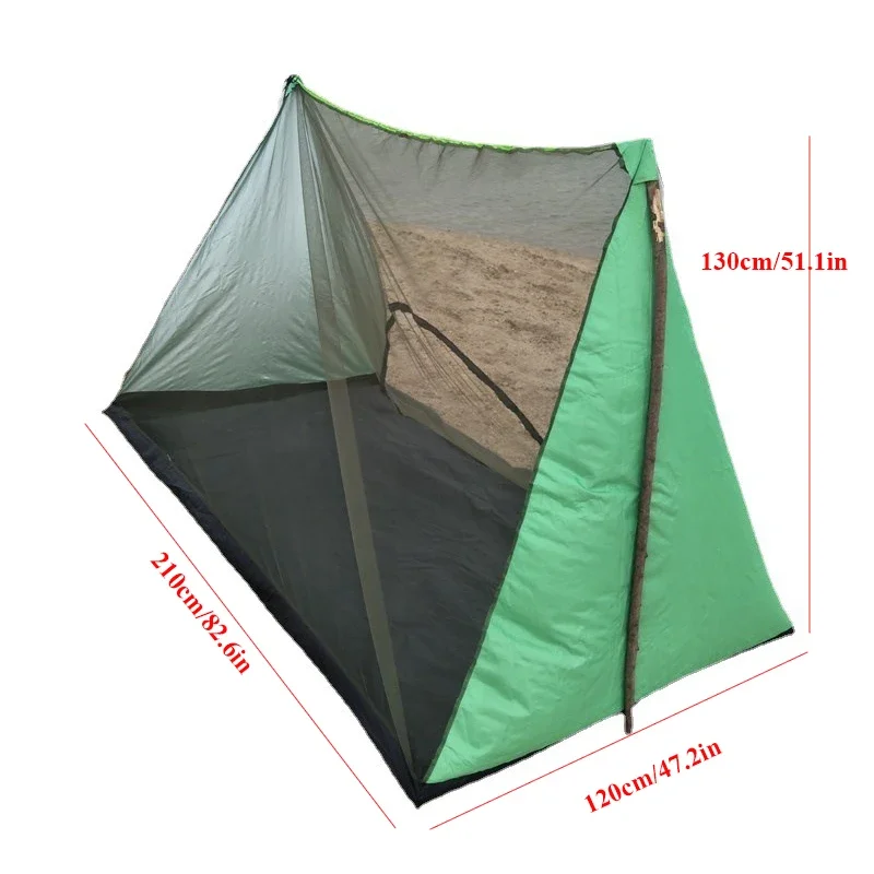 1-2Persons Outdoor Camping Mosquito Prevention and Insect Control Nets Portable No Pole Tourism Mountaineering UltralightTent