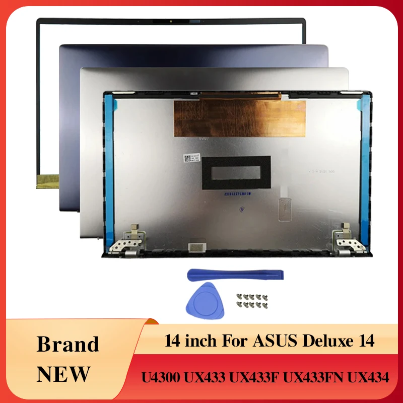 Laptop Back Cover/Front Bezel/Hinge/Palmrest/Bottom Case Notebook Accessories For ASUS Deluxe14 U4300 UX433 UX433F UX433FN